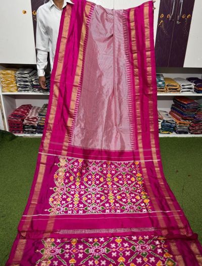 PSRGIDSS5A05TZDD09- Ikat silk saree
