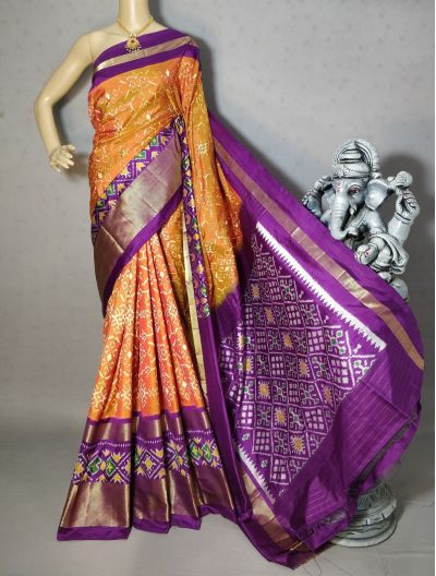 PRIHIDSS5A30NCCD40- Ikat silk saree