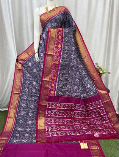 PASKIDSS5A06NCCD29- Ikat silk saree