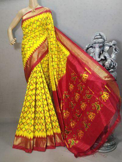 PRIHIDSS5A30NCCD04- Ikat silk saree