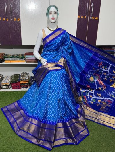 PSRGIDSS5Y09BBCD04- Ikat silk saree