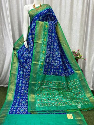 PASKIDSS5A06NCCD30- Ikat silk saree