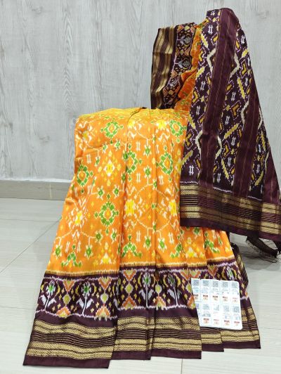 PSHLIDSS5Y04NCDD06- Ikat silk saree