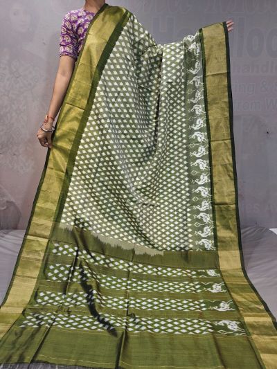 PGMRIDSS5M31TSDC05- Ikat silk saree