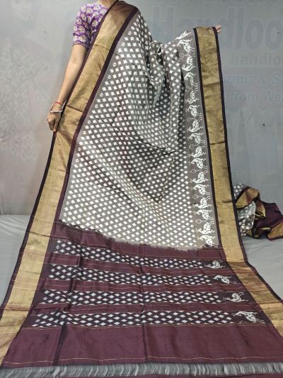 PGMRIDSS5M31TSDC10- Ikat silk saree