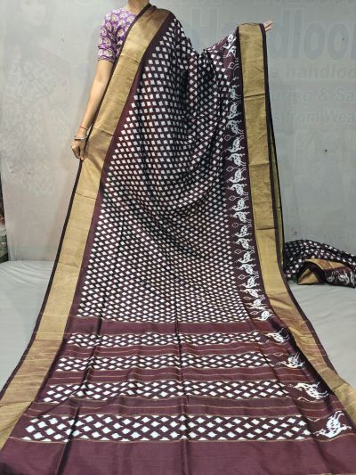 PGMRIDSS5M31TSDC11- Ikat silk saree