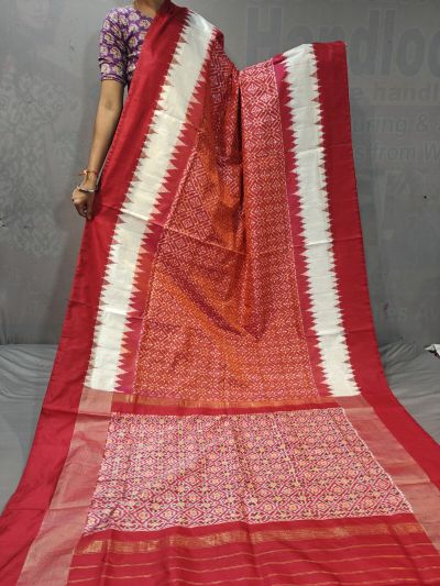 PGMRIDSS5M31TSDC12- Ikat silk saree