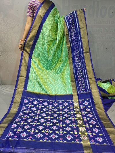 PGMRIDSS5M31TSDC13- Ikat silk saree