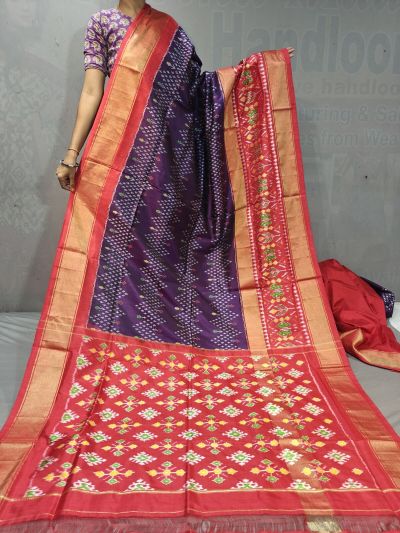PGMRIDSS5M31TSDC14- Ikat silk saree
