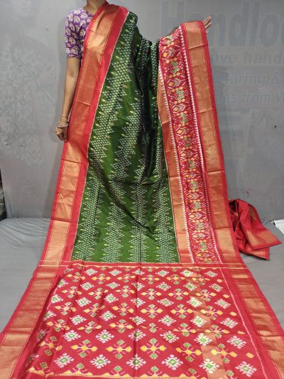 PGMRIDSS5M31TSDC15- Ikat silk saree