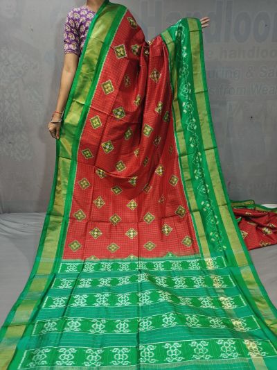 PGMRIDSS5M31TSDC17- Ikat silk saree