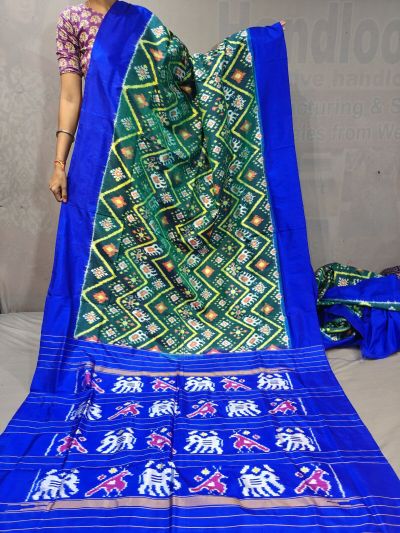 PGMRIDSS5M31TSDC19- Ikat silk saree
