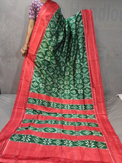 PGMRIDSS5M31TSDC23- Ikat silk saree