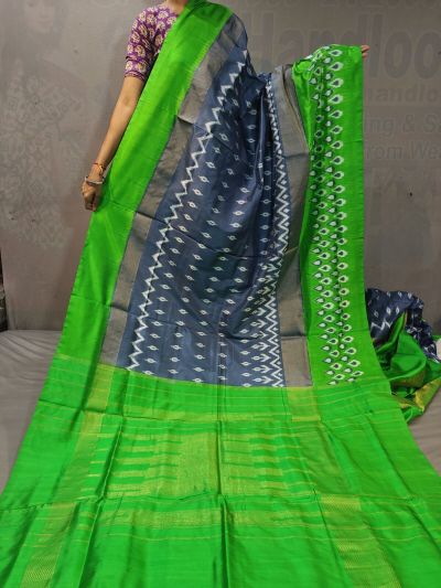 PGMRIDSS5M31TSDC29- Ikat silk saree