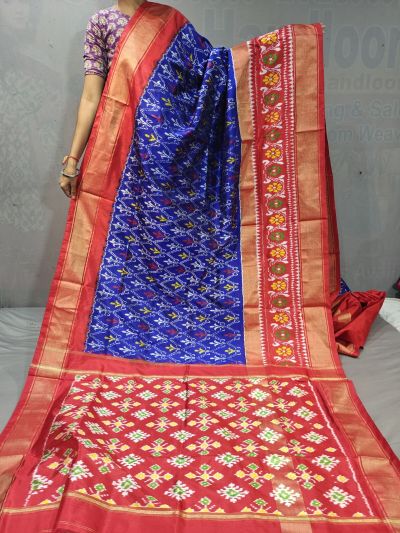 PGMRIDSS5M31TSDC32- Ikat silk saree