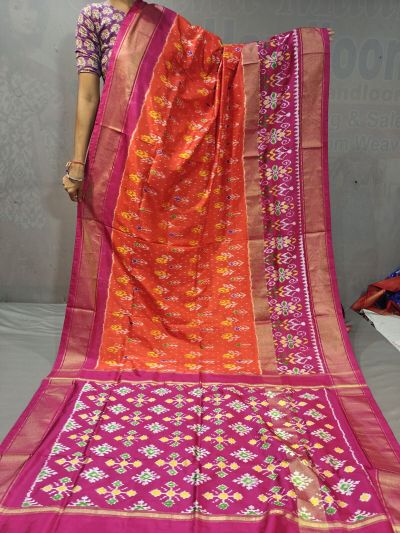PGMRIDSS5M31TSDC34- Ikat silk saree
