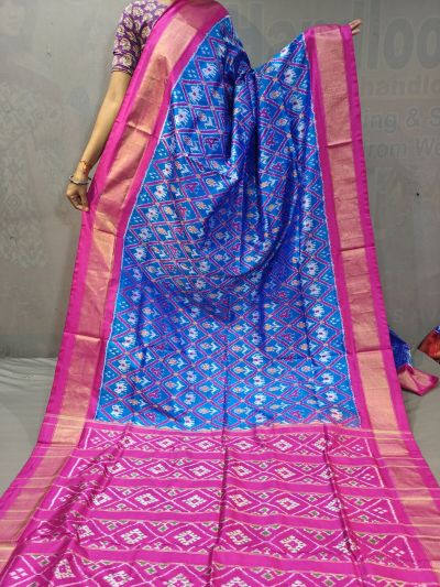 PGMRIDSS5M31TSDC35- Ikat silk saree