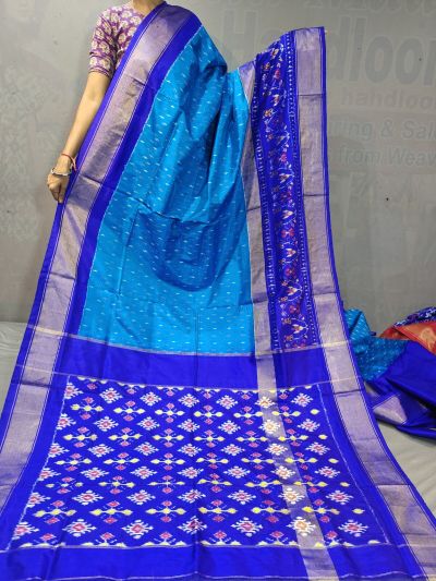PGMRIDSS5M31TSDC37- Ikat silk saree