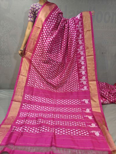 PGMRIDSS5M31TSDC41- Ikat silk saree