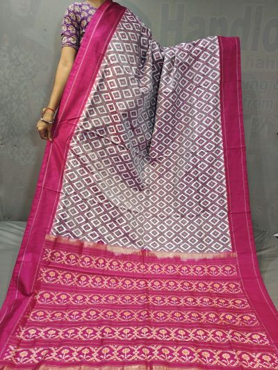 PGMRIDSS5M31TSDC43- Ikat silk saree