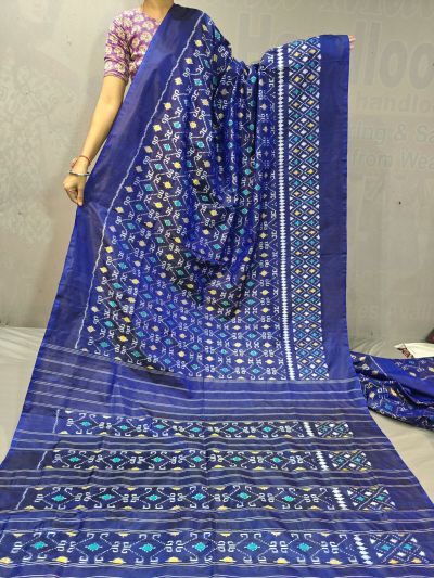 PGMRIDSS5M31TSDC44- Ikat silk saree