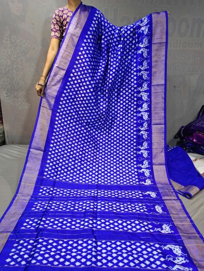 PGMRIDSS5M31TSDC48- Ikat silk saree