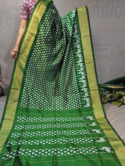 PGMRIDSS5M31TSDC49- Ikat silk saree