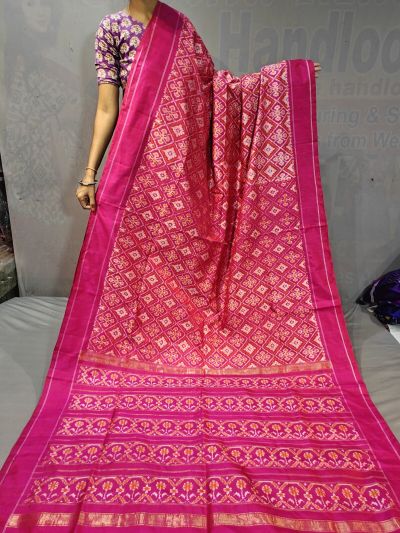 PGMRIDSS5M31TSDC51- Ikat silk saree