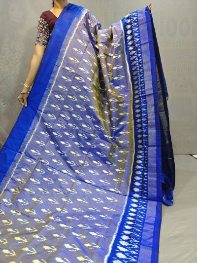 PGMRILWS5A07XECD06- light weight Ikat silk saree