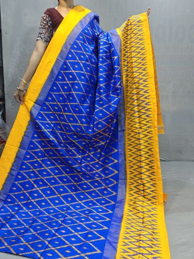 PGMRILWS5A07XECD08- light weight Ikat silk saree
