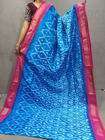 PGMRILWS5A07XECD18- light weight Ikat silk saree