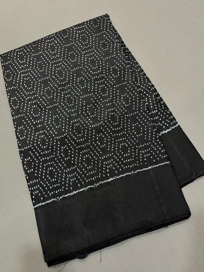 PMICIDSS5A05BZCD01- Ikat silk saree