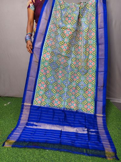 PNIHISDP5A05ZBCD02- Ikat Silk dupatta