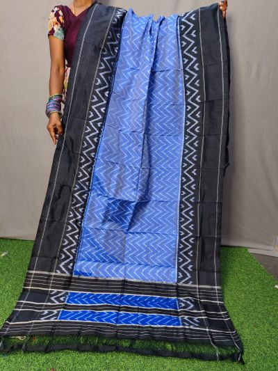 PNIHISDP5A05ZBCD05- Ikat Silk dupatta