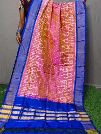 PNIHISDP5A05ZBCD06- Ikat Silk dupatta