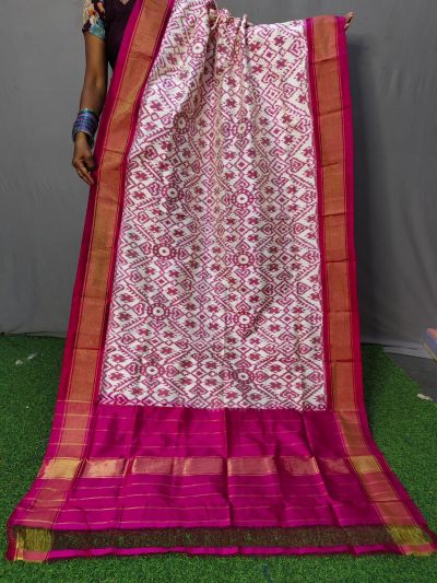 PNIHISDP5A05ZBCD15- Ikat Silk dupatta