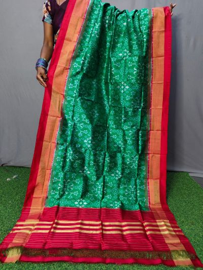 PNIHISDP5A05ZBCD17- Ikat Silk dupatta