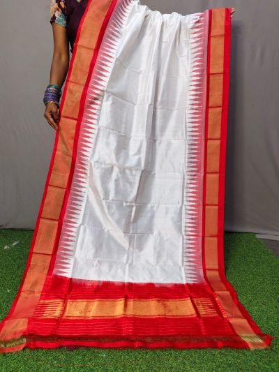 PNIHISDP5A05ZBCD18- Ikat Silk dupatta