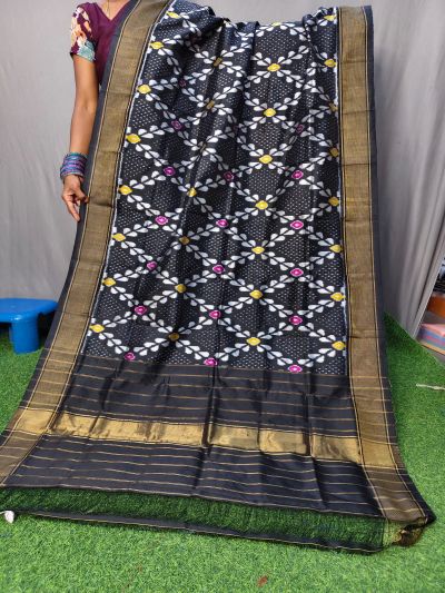 PNIHISDP5A05ZBCD22- Ikat Silk dupatta