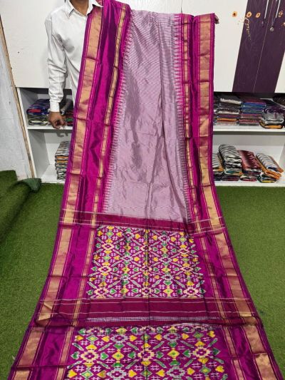 PSRGIDSS5A05TZDD01- Ikat silk saree