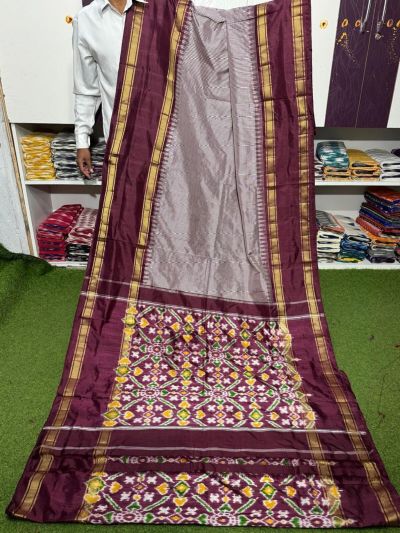 PSRGIDSS5A05TZDD04- Ikat silk saree