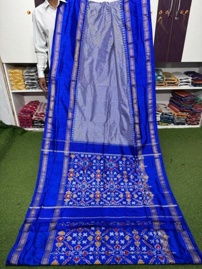 PSRGIDSS5A05TZDD06- Ikat silk saree