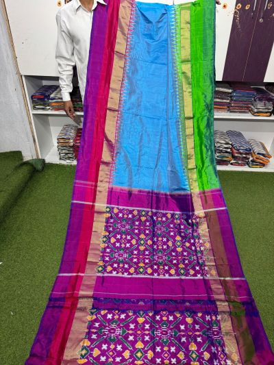 PSRGIDSS5A05TZDD24- Ikat silk saree