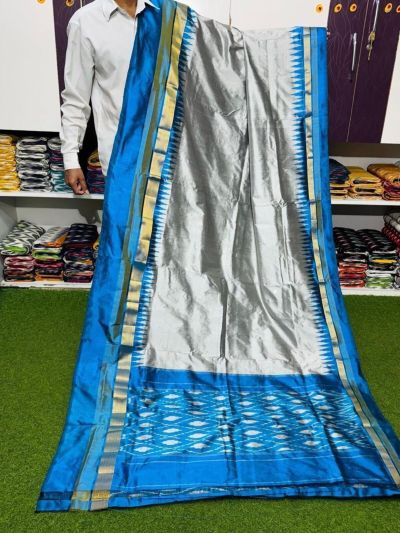 PSRGILWS5A06XZCD17- light weight Ikat silk saree