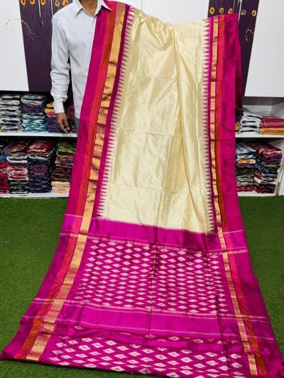 PSRGILWS5A06XZCD22- light weight Ikat silk saree