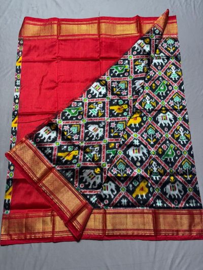 PSSIFSLG5A07SZDC09- Free Size Ikat Silk Lehenga