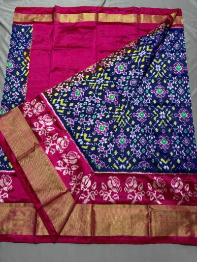 PSSIFSLG5A07SZDC16- Free Size Ikat Silk Lehenga