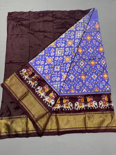 PSSIFSLG5A07SZDC20- Free Size Ikat Silk Lehenga