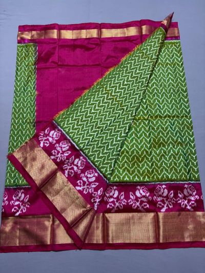 PSSIFSLG5A07SZDC26- Free Size Ikat Silk Lehenga