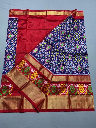 PSSIFSLG5A07SZDC27- Free Size Ikat Silk Lehenga